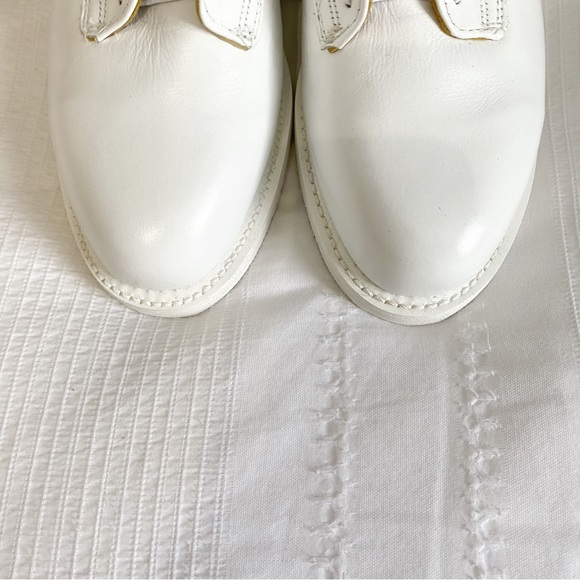 NWOT VIBRAM WOMEN'S WHITE LEATHER LACE UP DRESS SHOES -9 - Picture 6 of 10